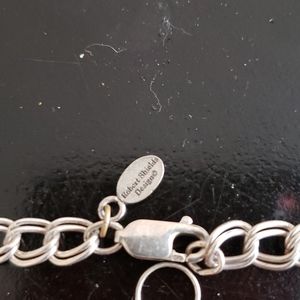 Silver necklaces and  earrings